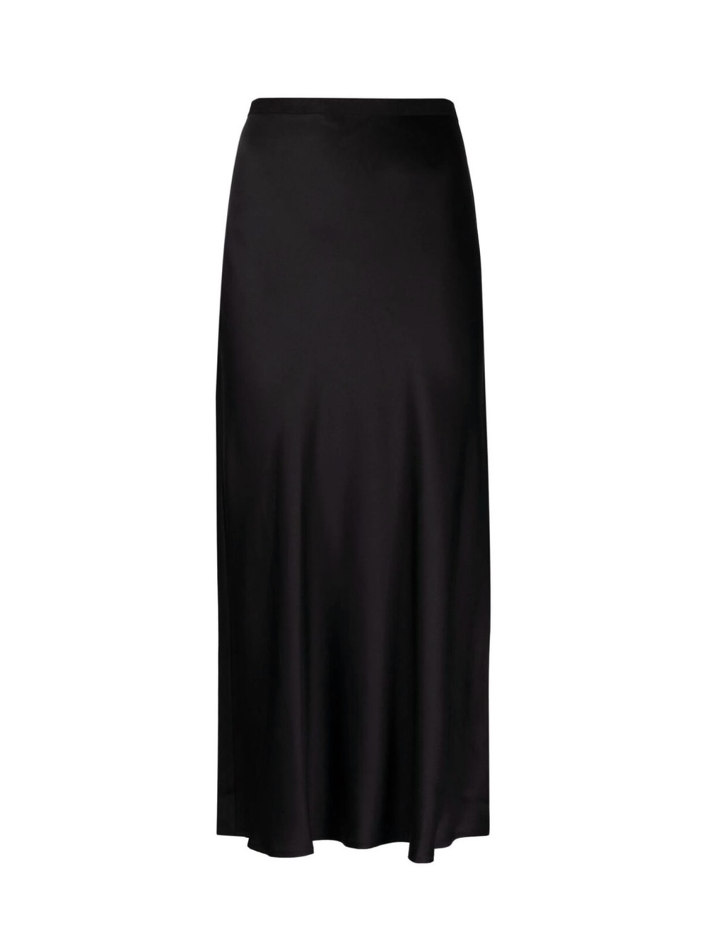 100% Silk Anine Bing Black Bar Midi Skirt
